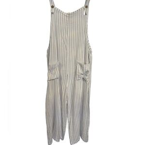 🇺🇸NWT! 💕 097 Four Dreamers Striped White Jumpsuit